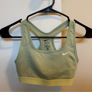 Nike Olive Sports Bra- Kid’s Size Medium. Fits as a Women’s XS